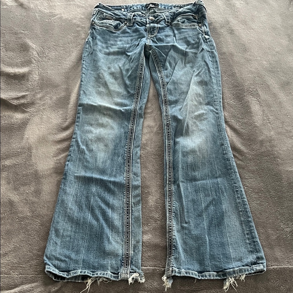 RERock Express Light Blue Bootcut Jeans. 2 pair